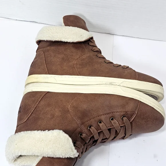 Indigo Brown Ankle Boots with Cream Lining - Picture 2 of 12